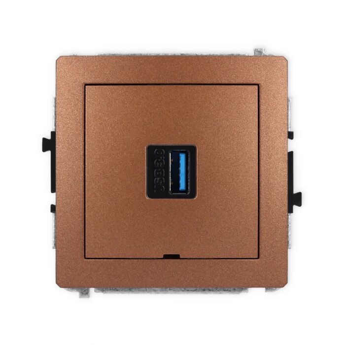Gniazdo USB Karlik 9DGUSBBO-5