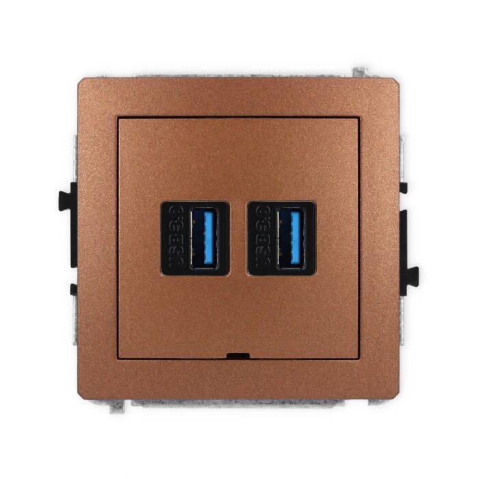 Gniazdo USB Karlik 9DGUSBBO-6