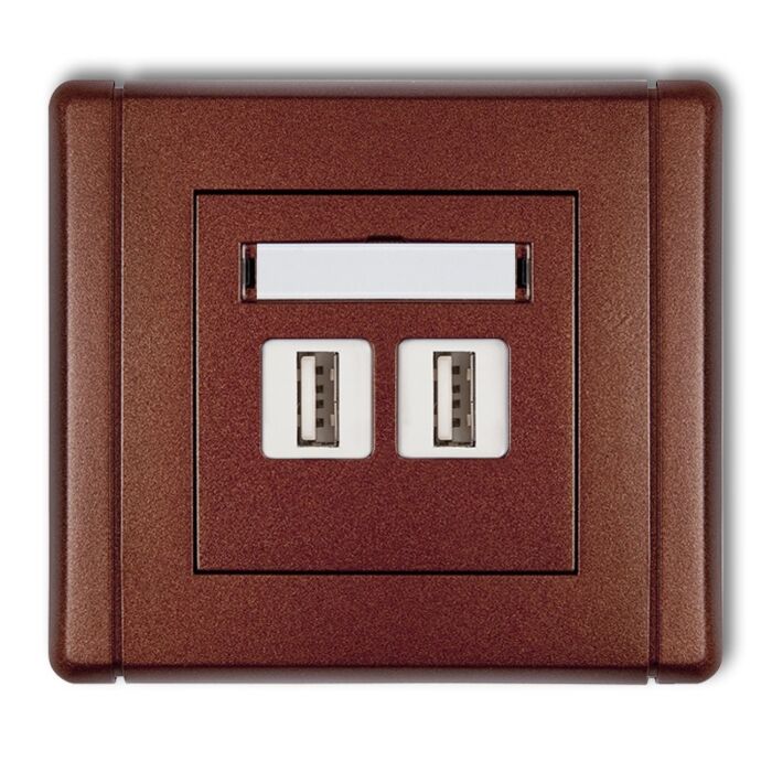 Gniazdo USB Karlik 9FGUSB-6