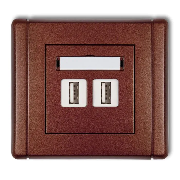 Gniazdo USB Karlik 9FGUSB-6