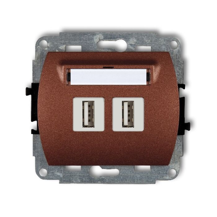 Gniazdo USB Karlik 9GUSB-2