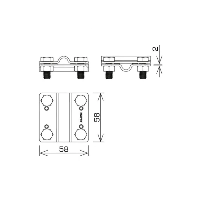 Złącze krzyżowe An-kom A191060