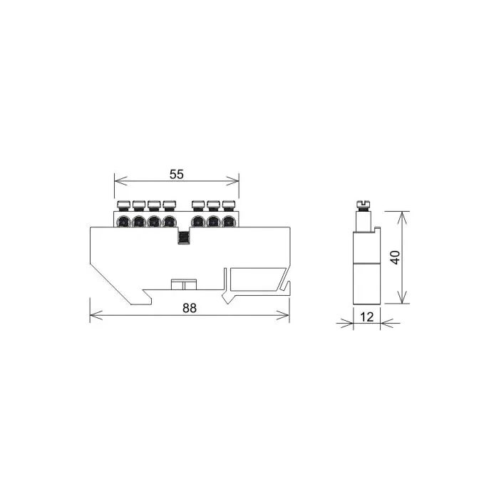 Listwa szynowa zerowa An-kom R739536