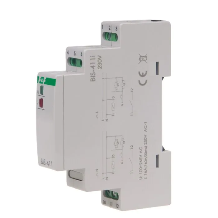 Przekaźnik bistabilny modułowy F&F BIS-411-LED