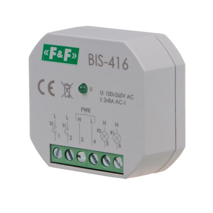 Przekaźnik bistabilny F&F BIS-416