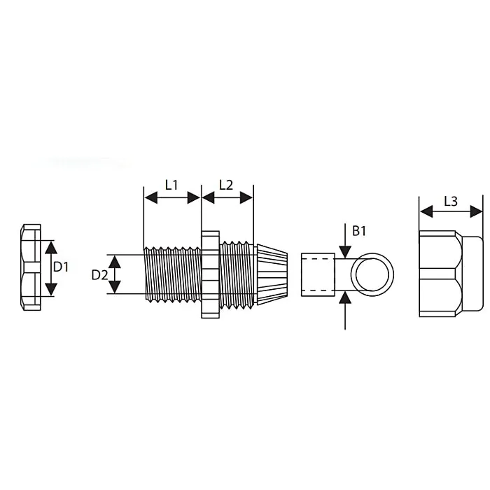 Dławik kablowy Simet 89063002