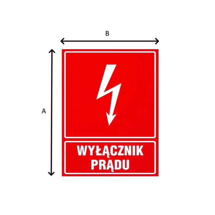 Tabliczka oznacznikowa Trytyt NOZ3-WP