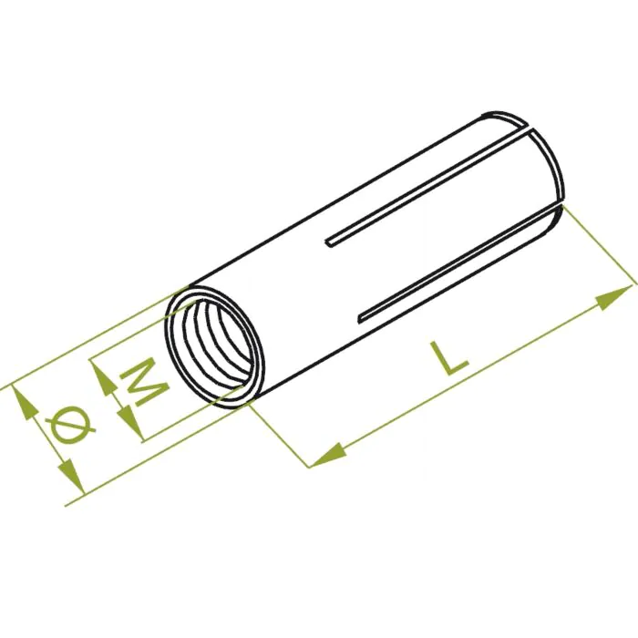 Tuleja rozporowa Baks 650207