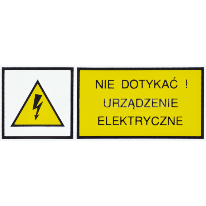 Tabliczka ostrzegawcza Ergom E04TZ-01011220100