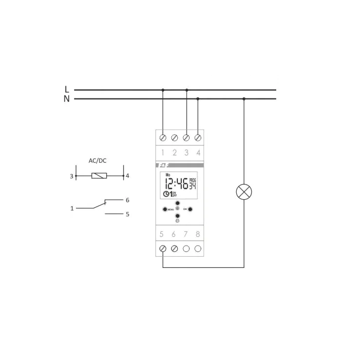 Programator czasowy astronomiczny F&F PCZ-524.3