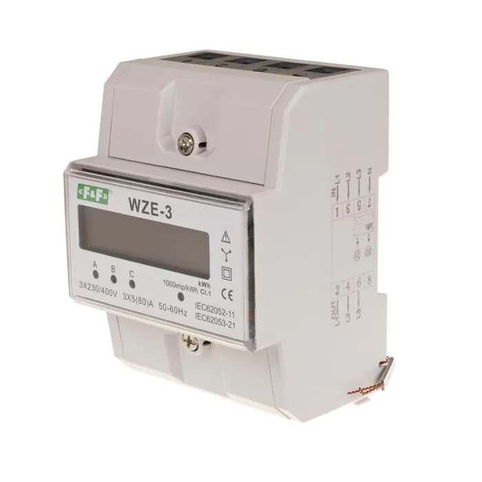 Licznik zużycia energii elektrycznej F&F WZE-3