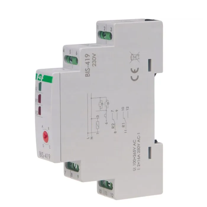 Przekaźnik bistabilny modułowy F&F BIS-419
