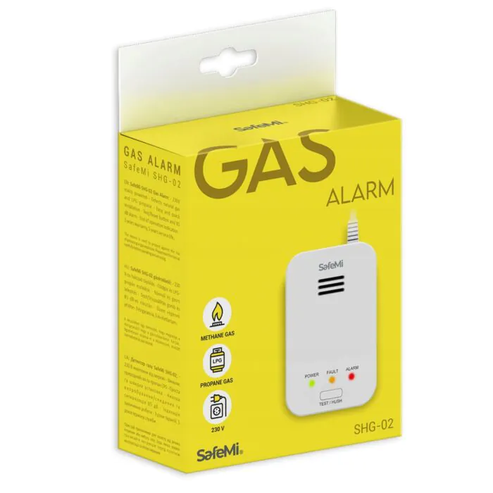 Czujnik gazu ziemnego, Czujnik gazu LPG SafeMi SHG-02