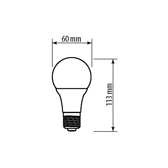Żarówka LED GTV LD-PN3A60-10W