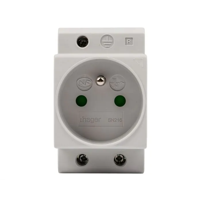 Gniazdo modułowe Hager SN216