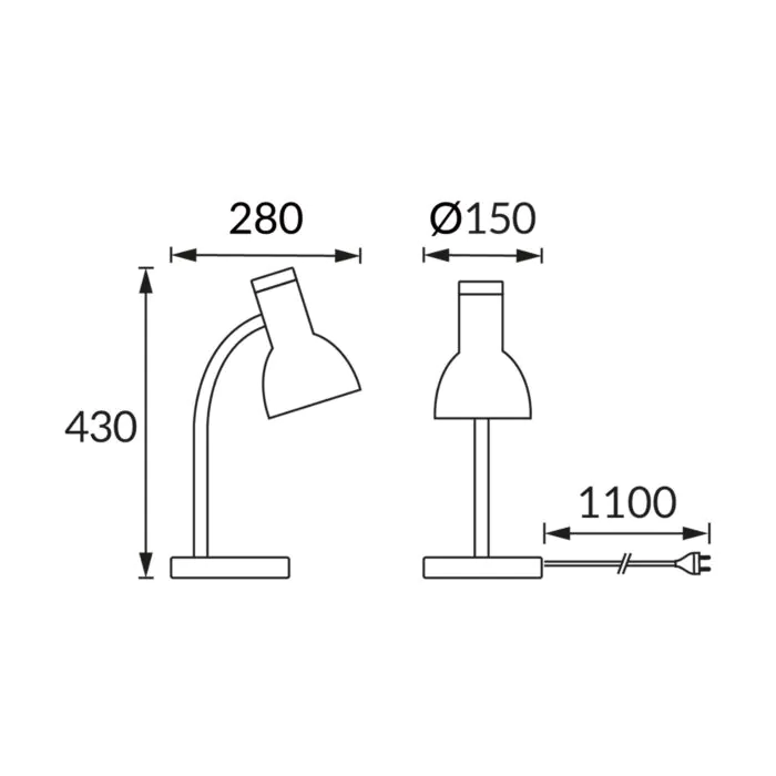 Lampka biurkowa Struhm 04628