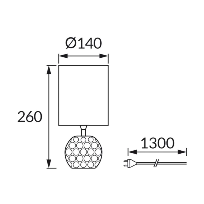 Lampka stołowa Struhm 04725