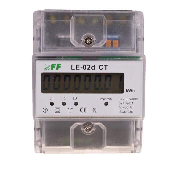 Licznik zużycia energii elektrycznej F&F LE-02D-CT