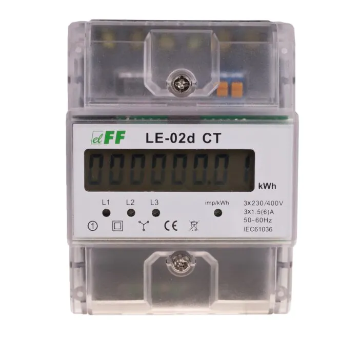 Licznik zużycia energii elektrycznej F&F LE-02D-CT
