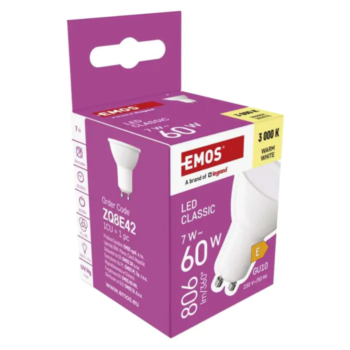 Żarówka LED Emos ZQ8E42