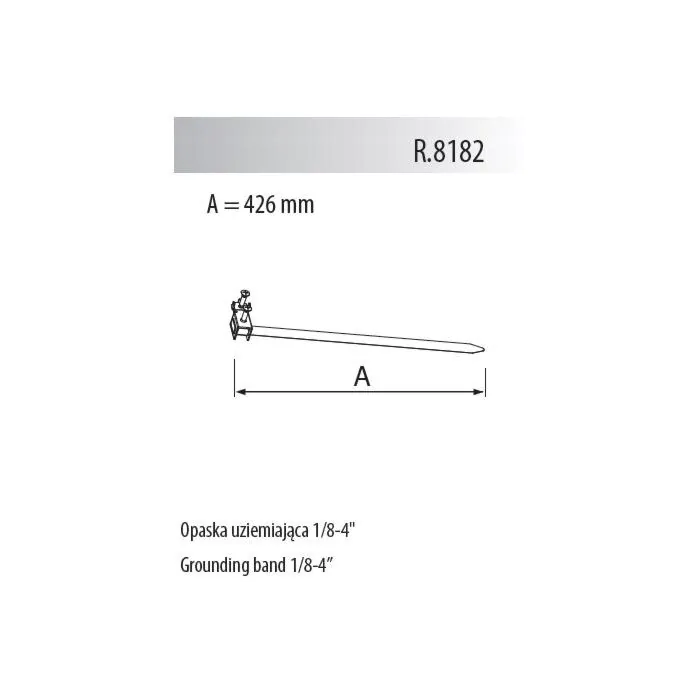 Opaska uziemiająca Pawbol R.8182