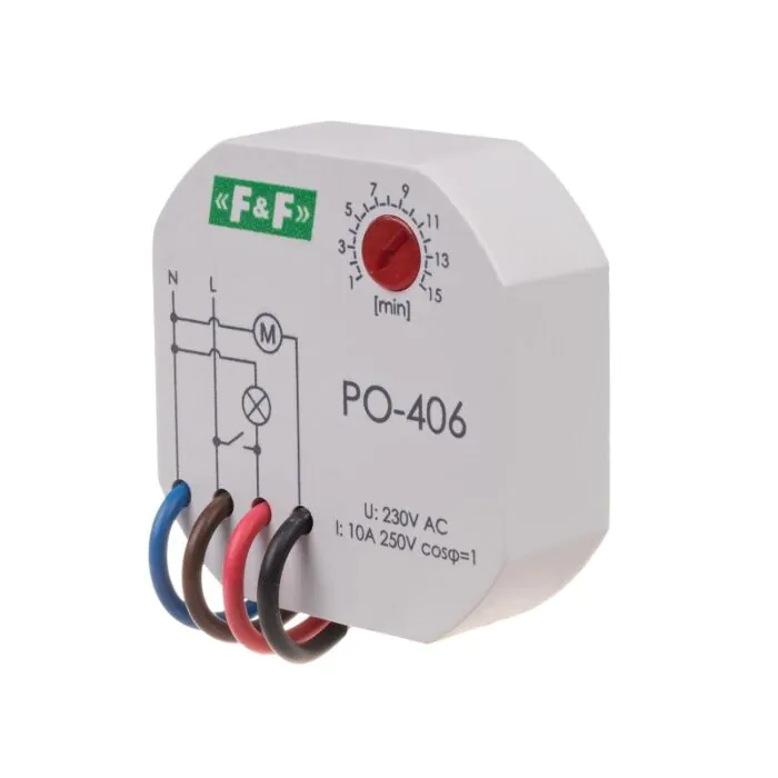 Przekaźnik czasowy F&F PO-406
