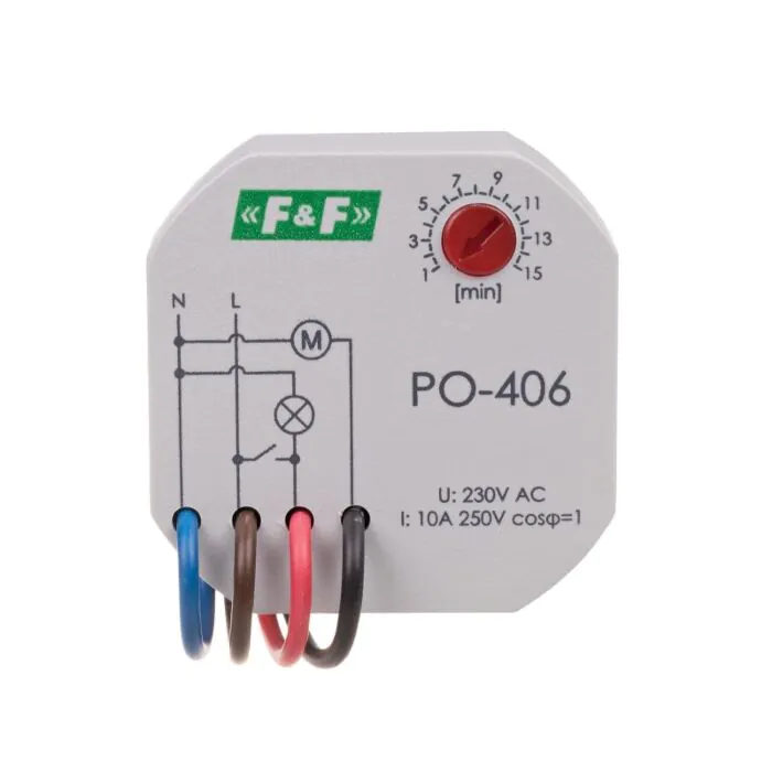 Przekaźnik czasowy F&F PO-406