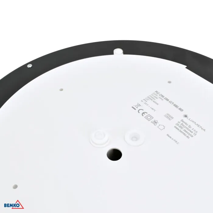 Plafon sufitowy, Plafon z czujnikiem ruchu Luxmena C35-PLC-290-200-CCT-HBL-MD