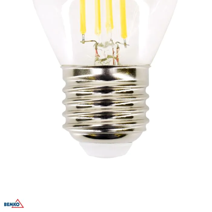 Żarówka LED Bemko D86-FLB-E27-G45-040-4K