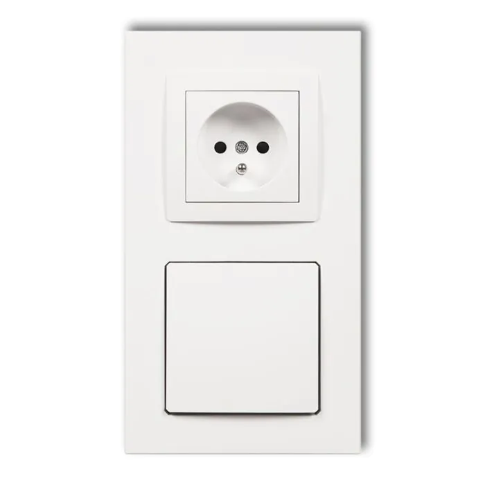 Gniazdo ssące z gniazdem elektrycznym Karlik DGV-2