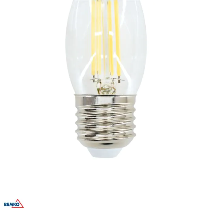 Żarówka LED Bemko D86-FLB-E27-C35-060-4K