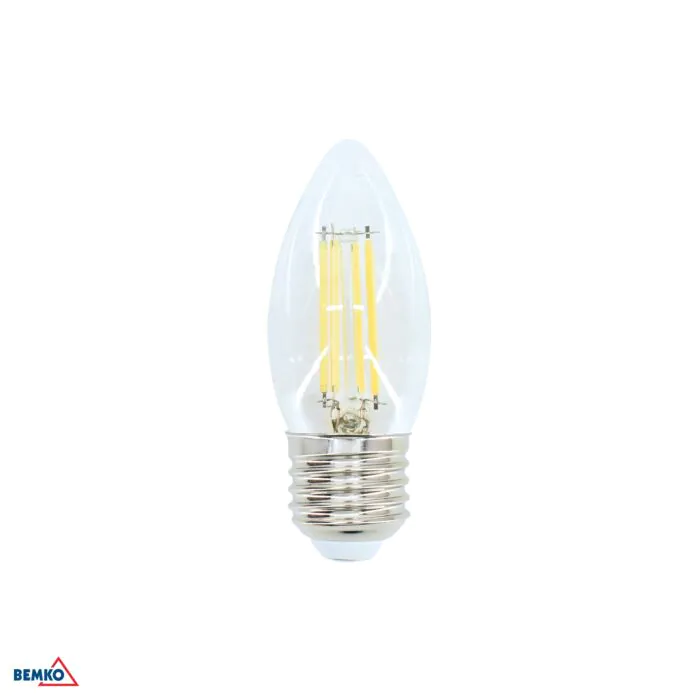 Żarówka LED Bemko D86-FLB-E27-C35-060-4K
