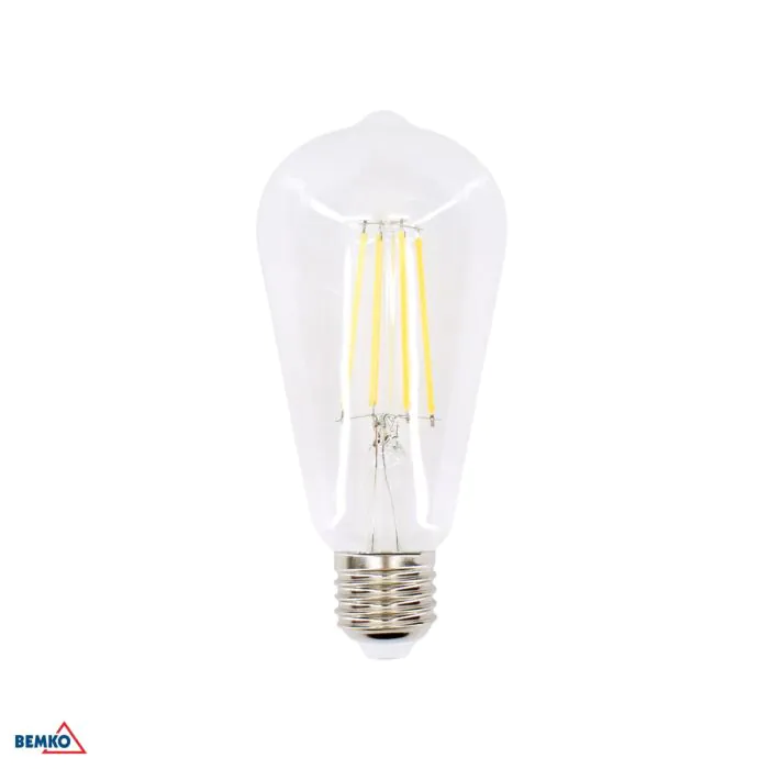 Żarówka LED Bemko D86-FLB-E27-ST64-070-2K