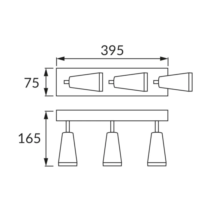 Kinkiet, Oprawa sufitowa Struhm 04145