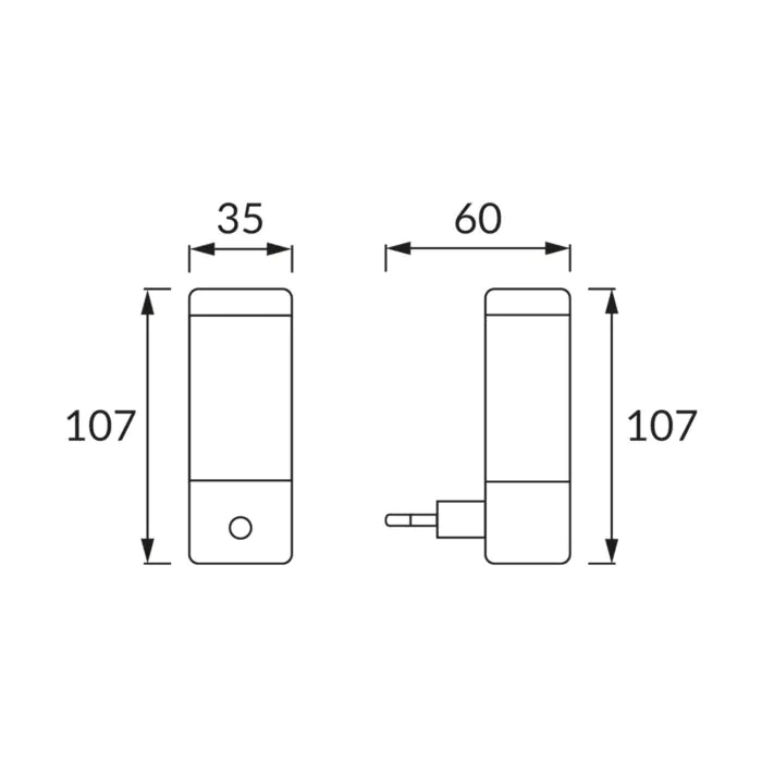 Lampka wtykowa Struhm 02321