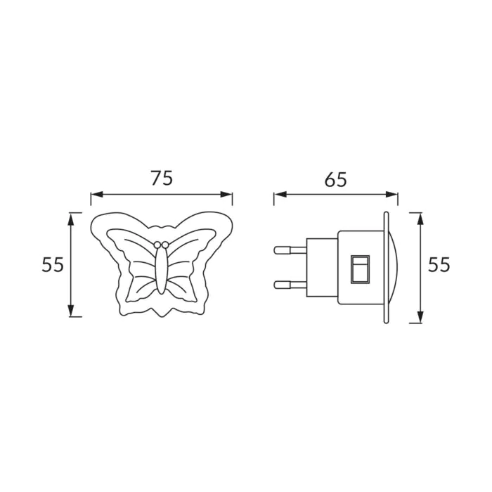 Lampka wtykowa Struhm 02251