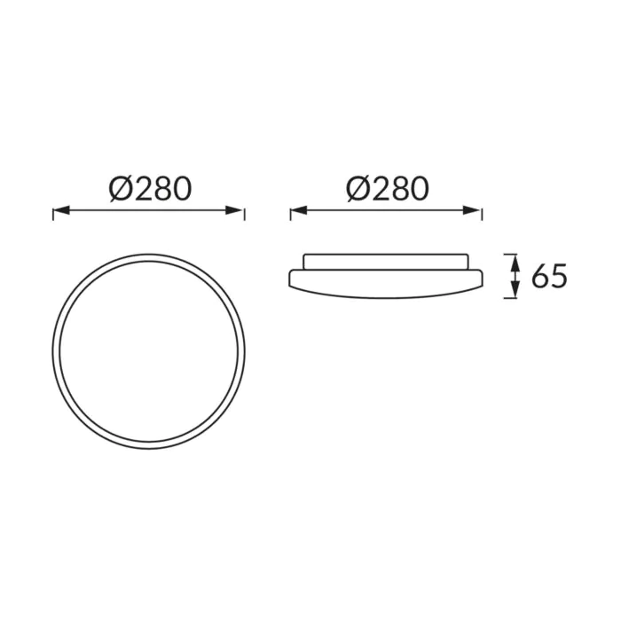 Plafon sufitowy Struhm 04346