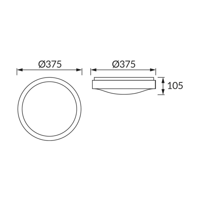 Plafon sufitowy Struhm 03564