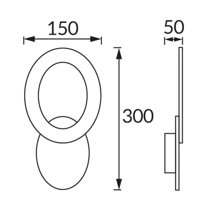 Kinkiet, Lampa ścienna Struhm 04182