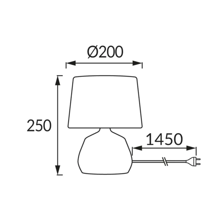 Lampka stołowa Struhm 03292