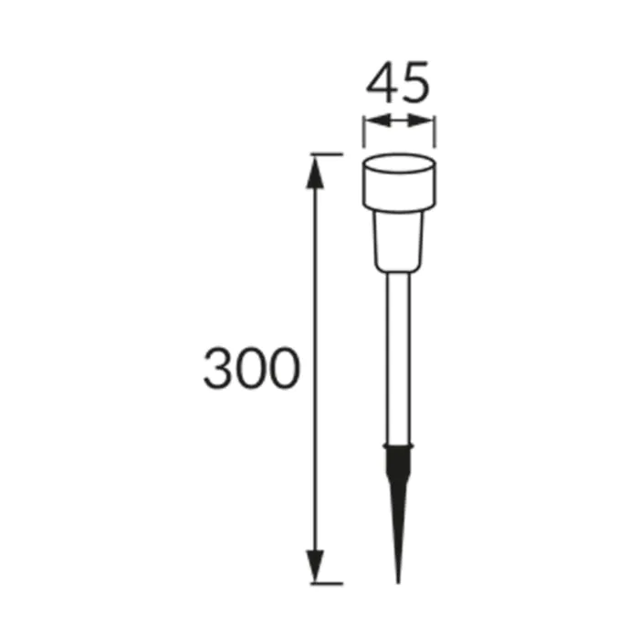 Oprawa ogrodowa, Oprawa solarna Struhm 04374