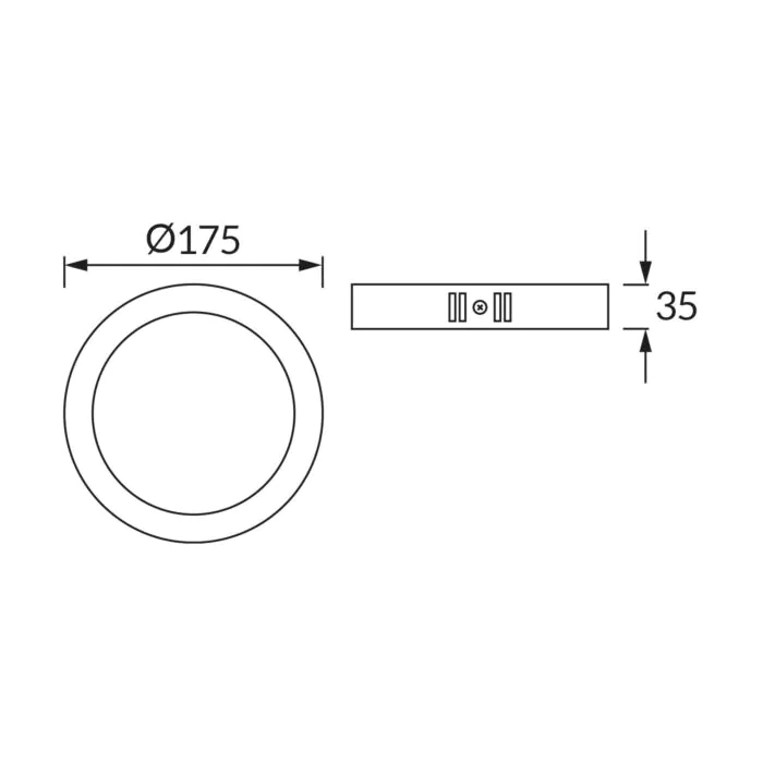 Plafon sufitowy Struhm 04759