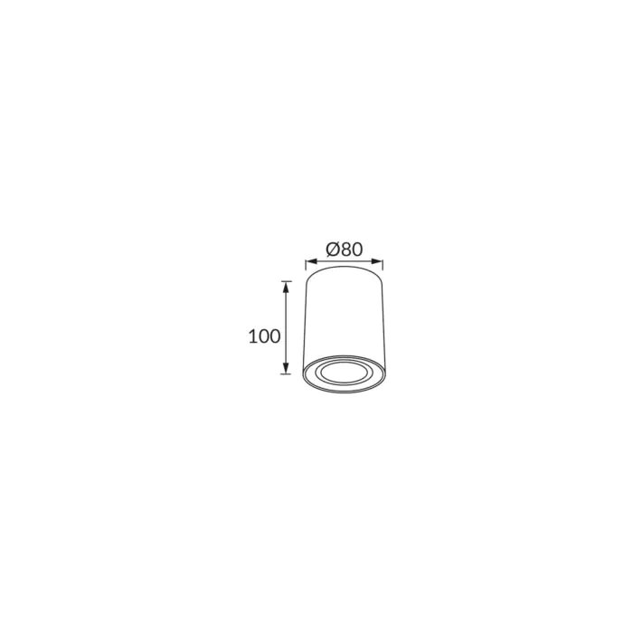 Plafon sufitowy Struhm 04760