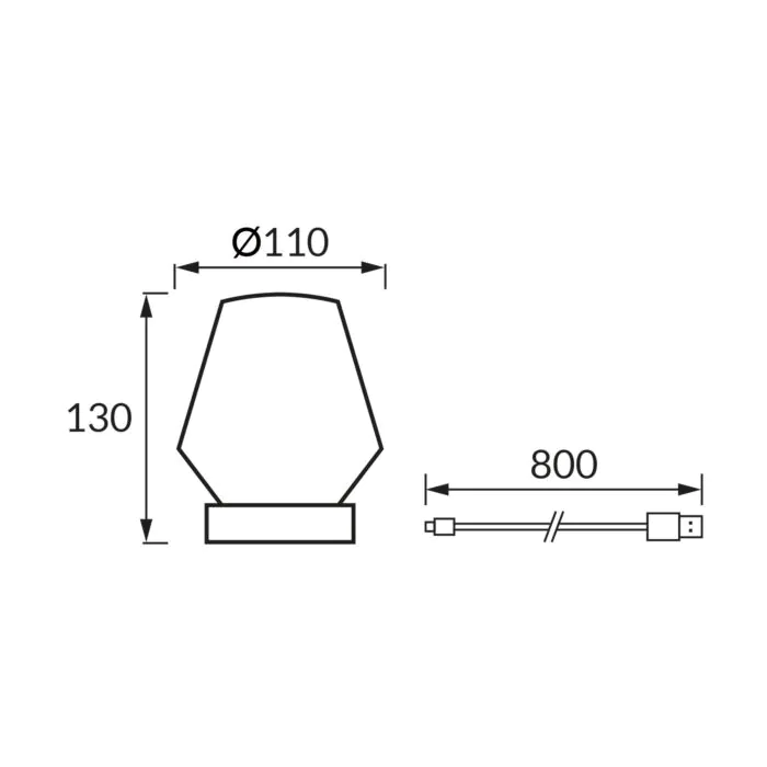 Lampka stołowa Struhm 04403