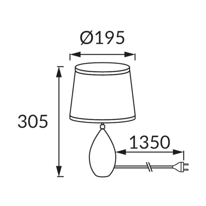 Lampka stołowa Struhm 03207