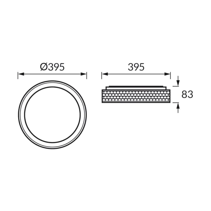 Plafon sufitowy Struhm 04788