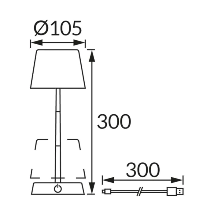 Lampka stołowa Struhm 04632