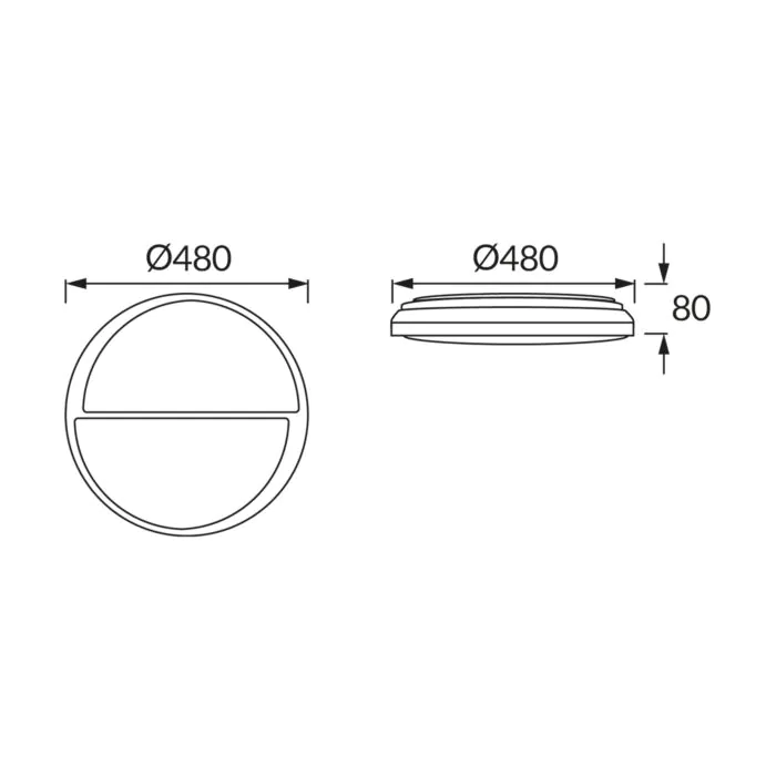 Plafon sufitowy Struhm 04078