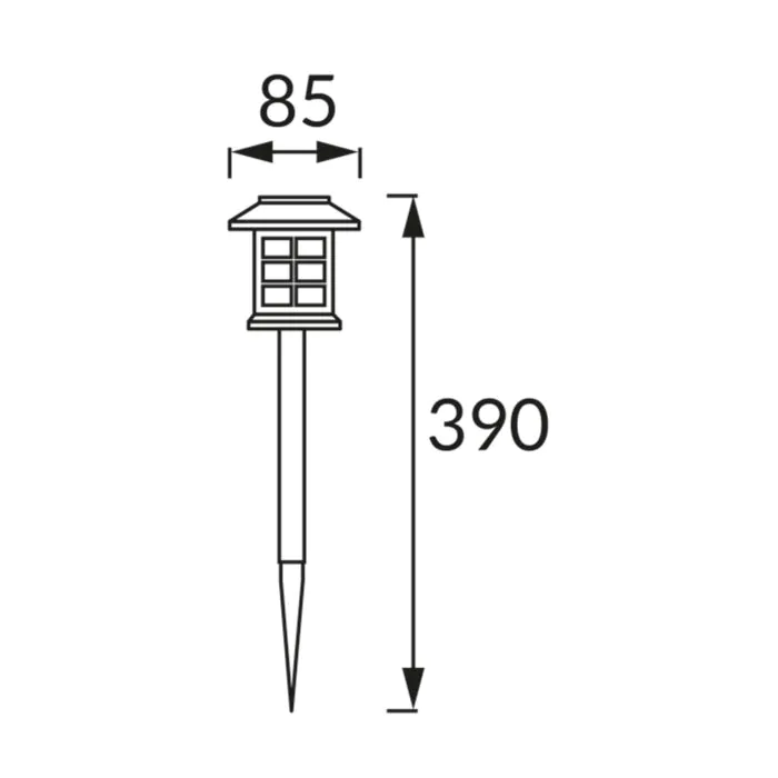 Oprawa ogrodowa, Oprawa solarna Struhm 04604