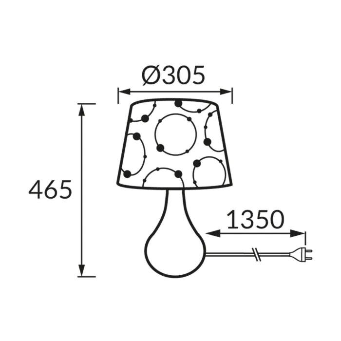 Lampka stołowa Struhm 03806